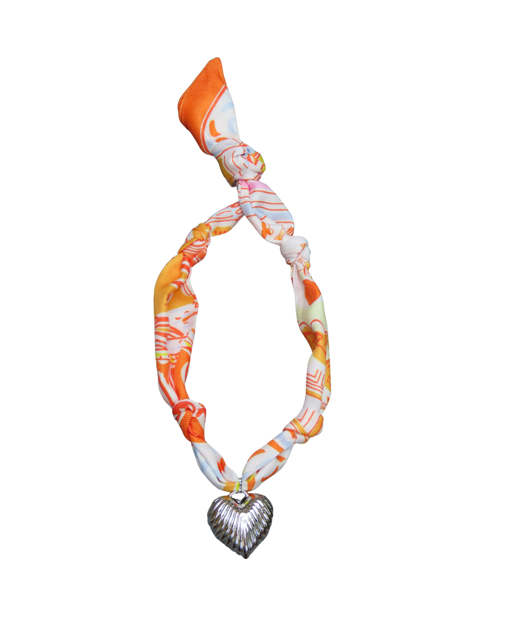 Shoreline Scarf Necklace – Sunset