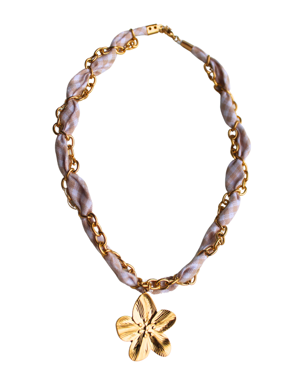 The Bloom Necklace in Sand