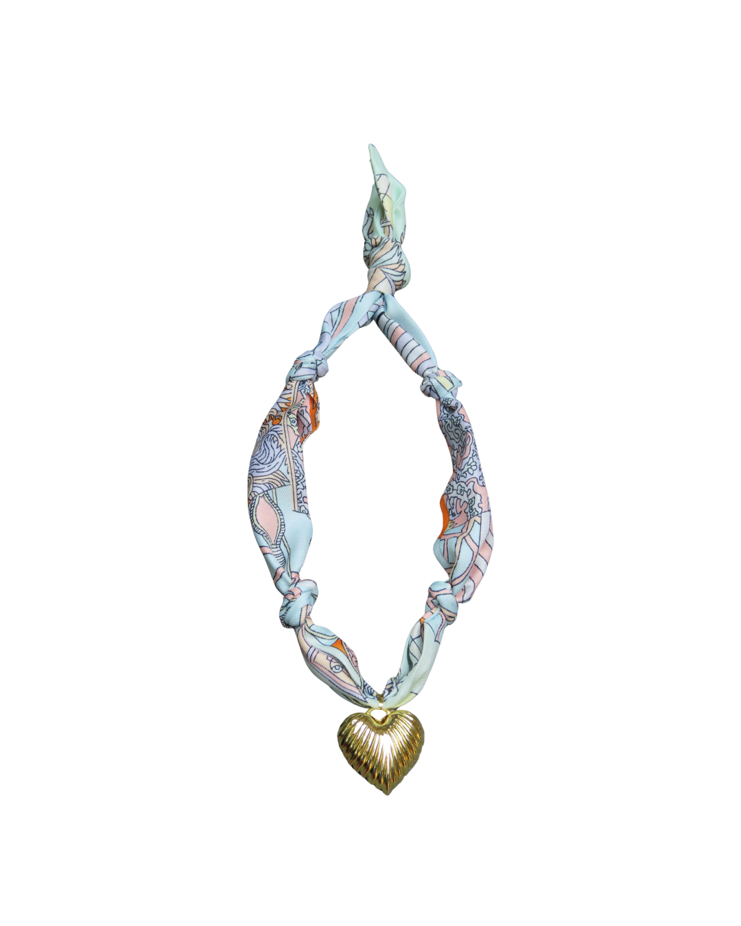 Shoreline Scarf Necklace – Seafoam