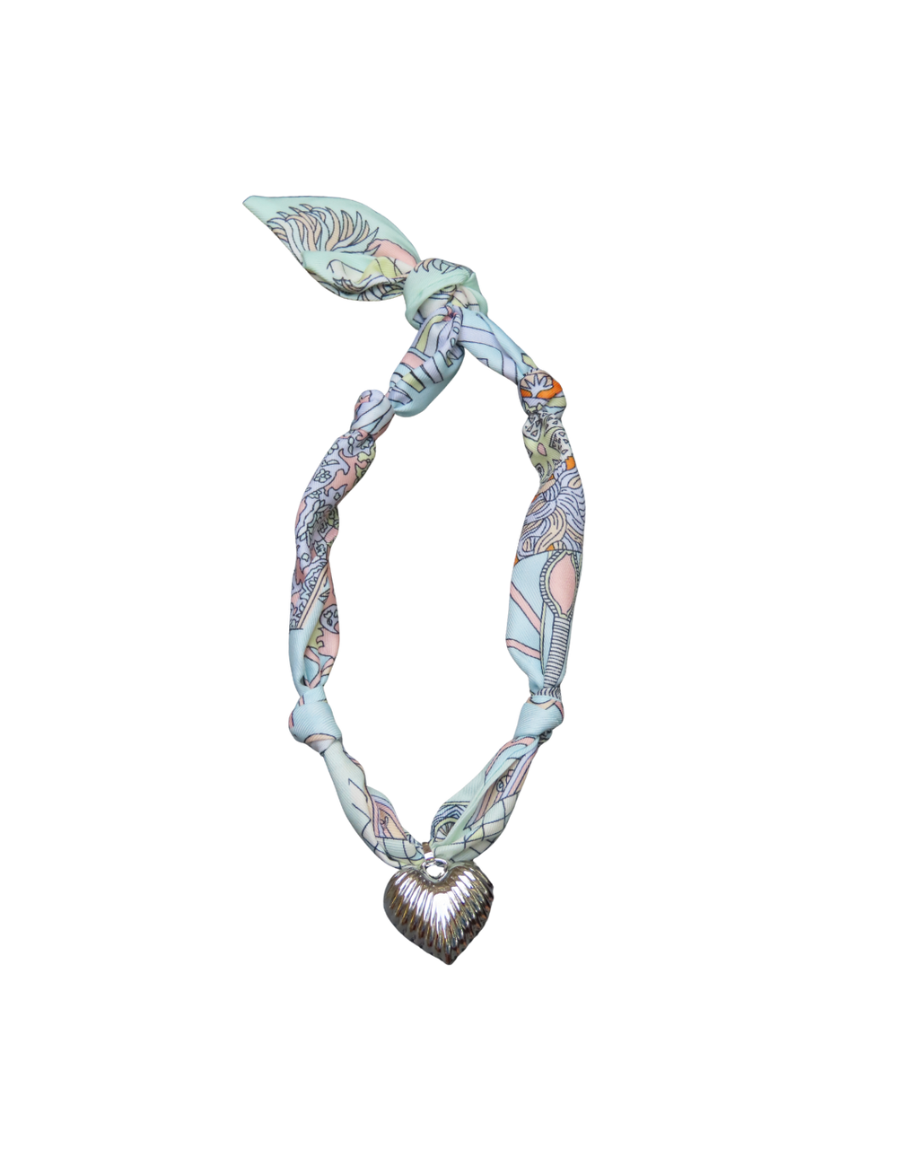 Shoreline Scarf Necklace – Seafoam