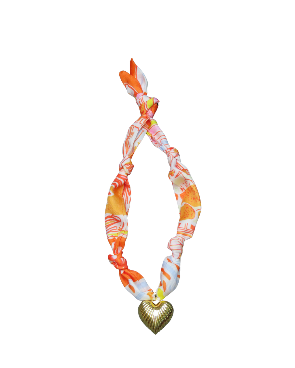 Shoreline Scarf Necklace – Sunset