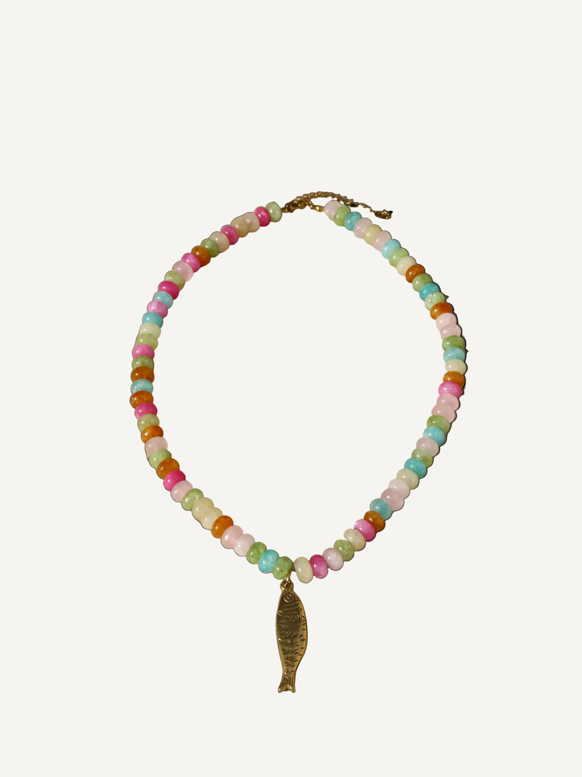 Big Catch Necklace — Sherbert