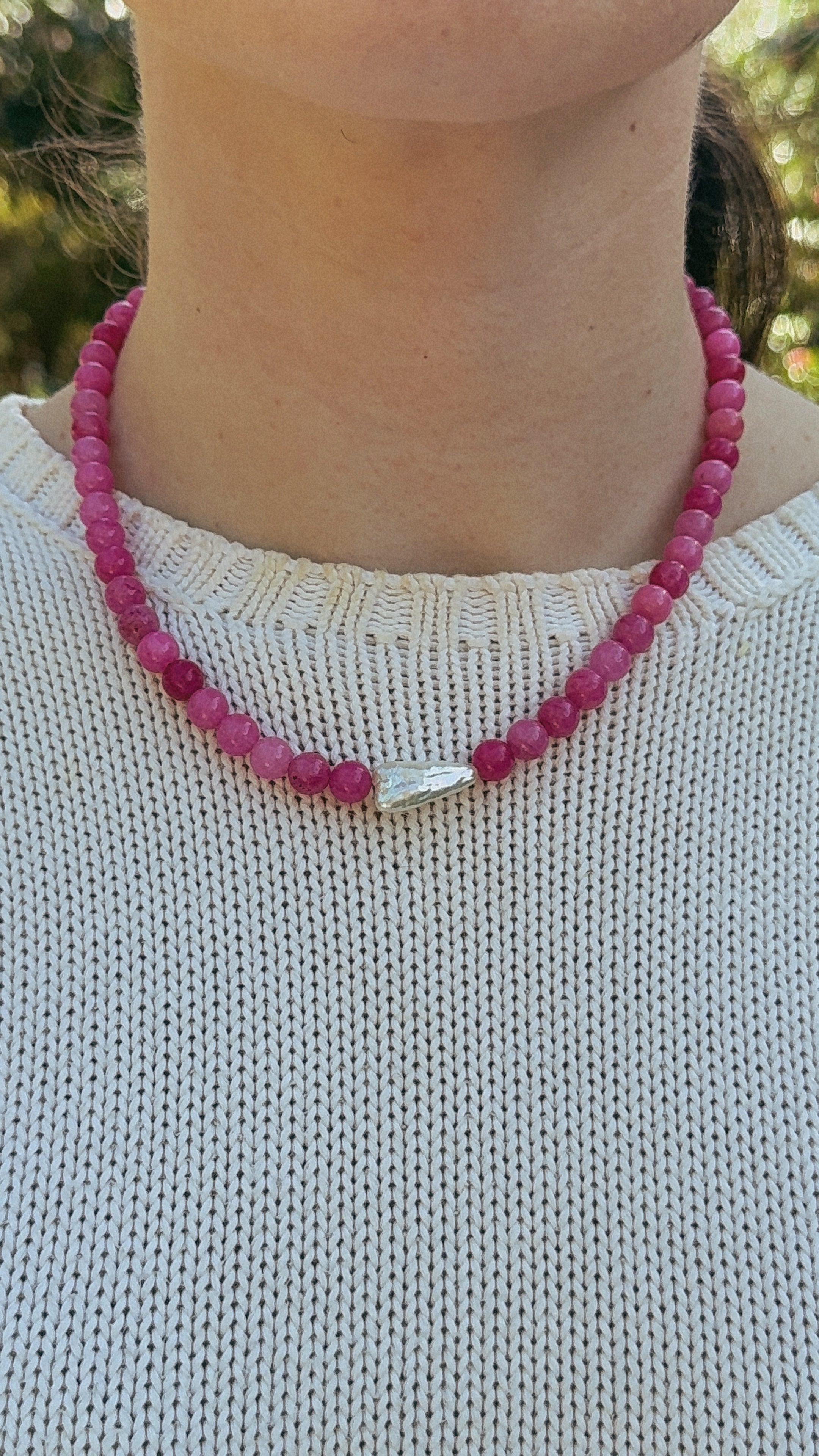 Blush Pearl Necklace
